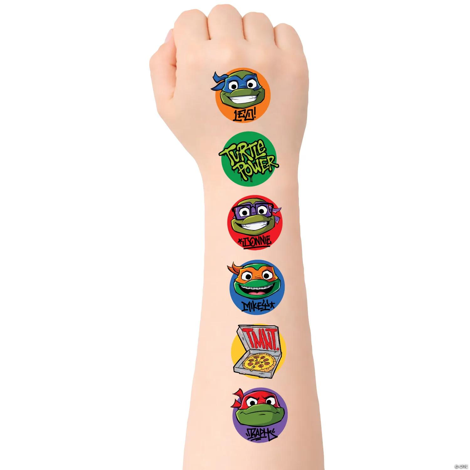 Ninja Turtles Tattoos - 6 Pack
